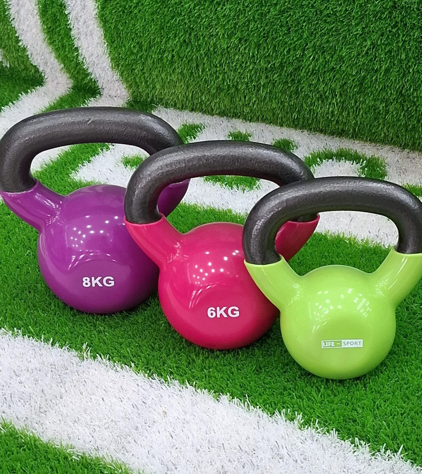 Vinil örtüklü Kettlebell / 10 kq
