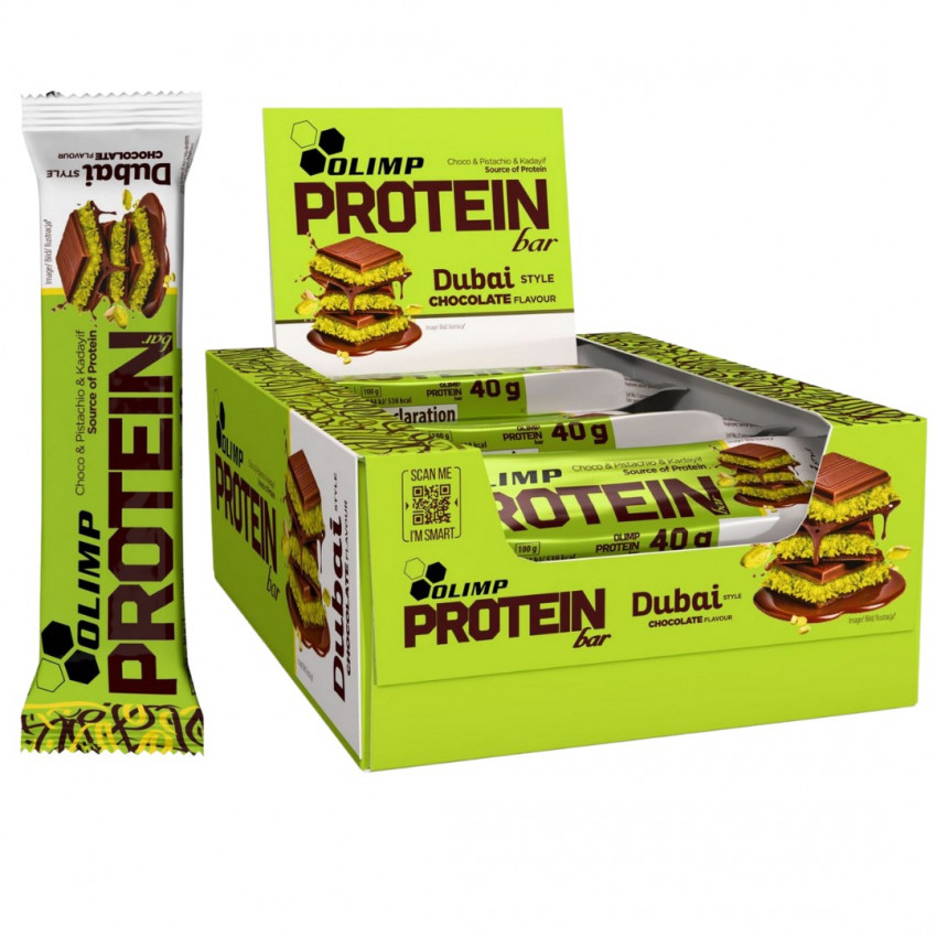 Olimp Protein bar (Dubai Chocolate), 40gr